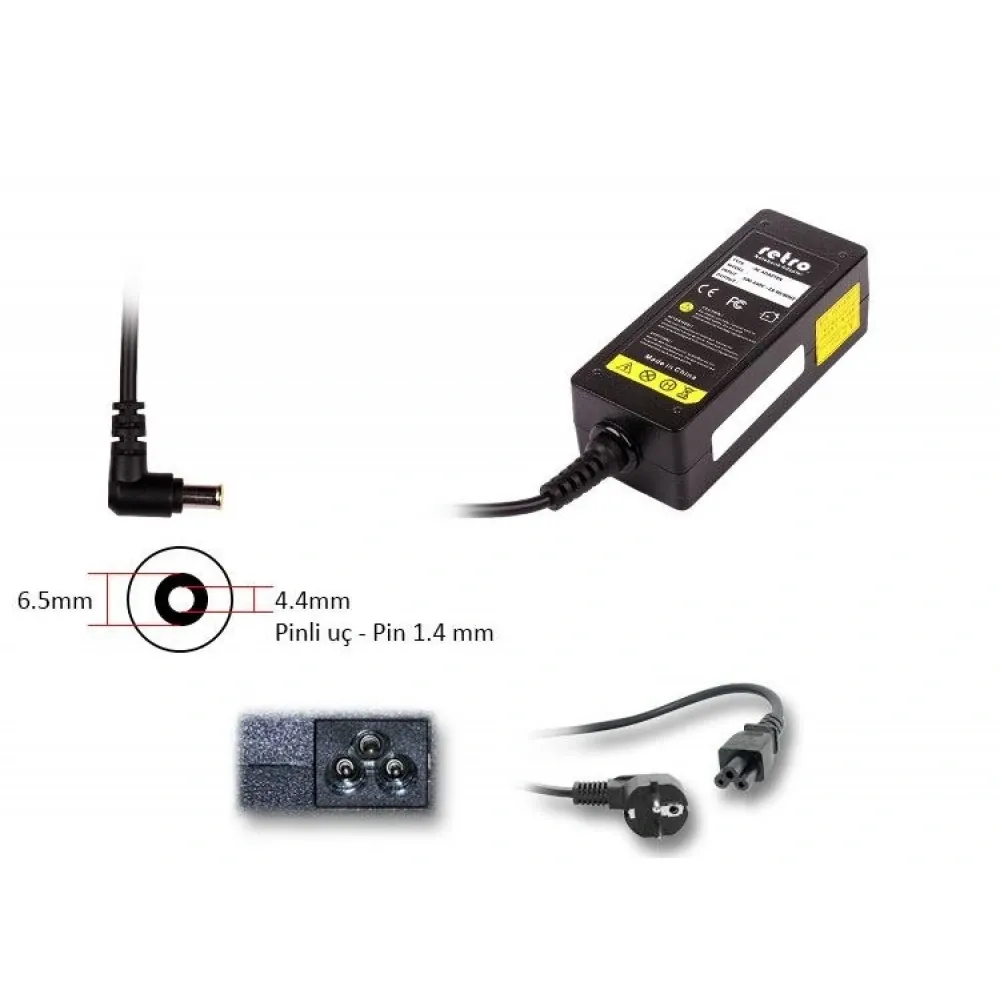 ADAPTOR DCA-SN09 19.5V 7.7A 150W 6.5mm x 4.4mm 150w