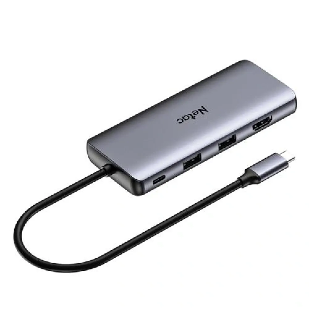 Netac WF15 11-in-1 NT08WF15-30GR HDMI 4K/30Hz,2xUSB3.0,USB2.0,VGA,1 RJ
