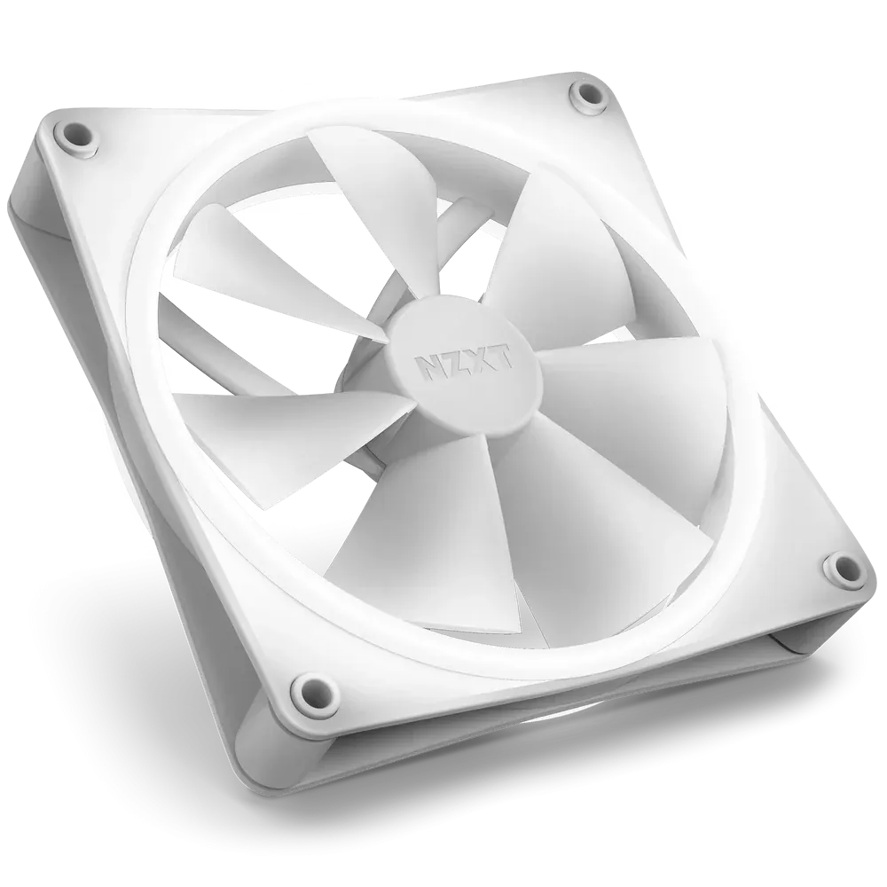 Nzxt F140 RGB 140mm RGB Fans Twin White 2