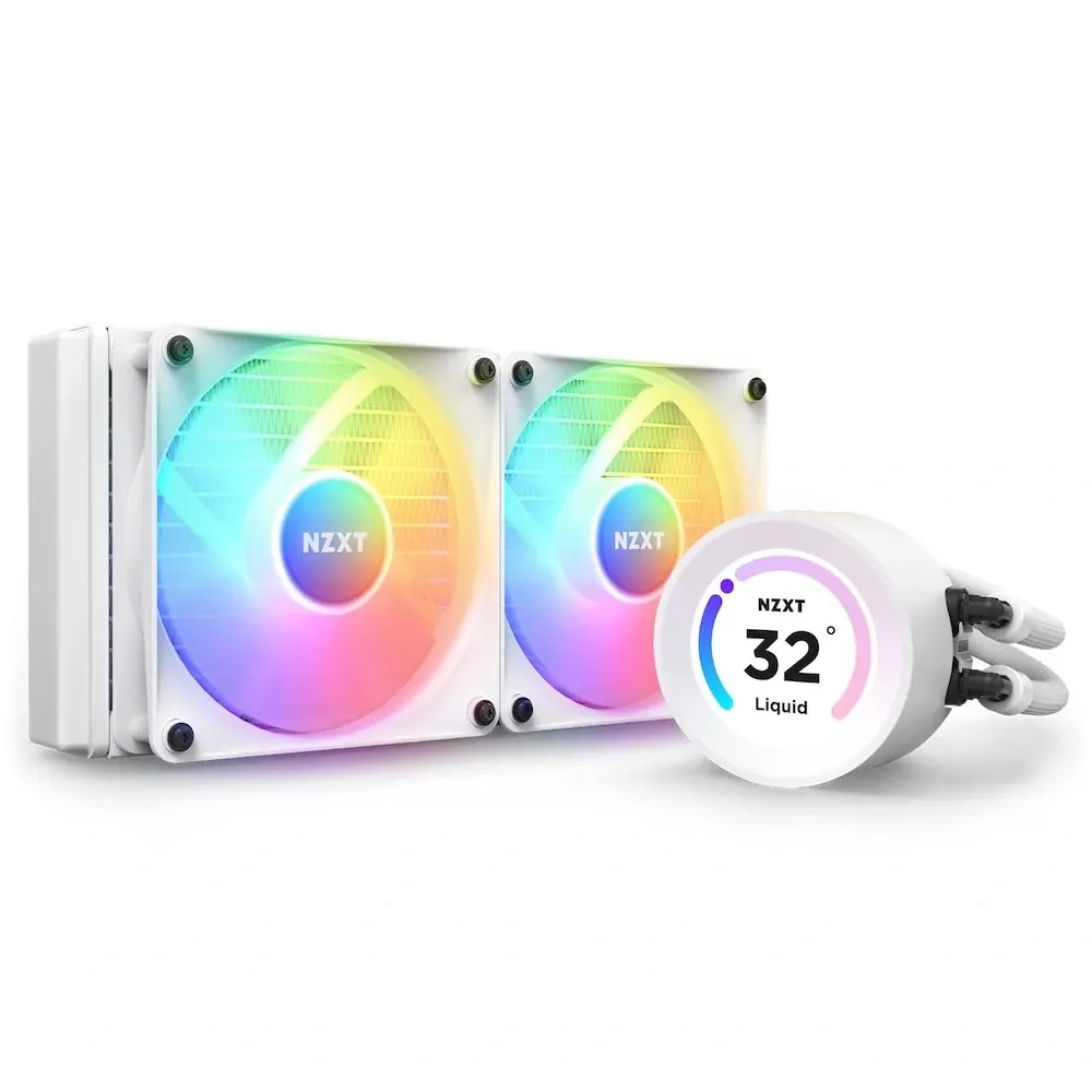 Nzxt Kraken Elite RGB 240mm Beyaz LCD Sıvı Soğutucu