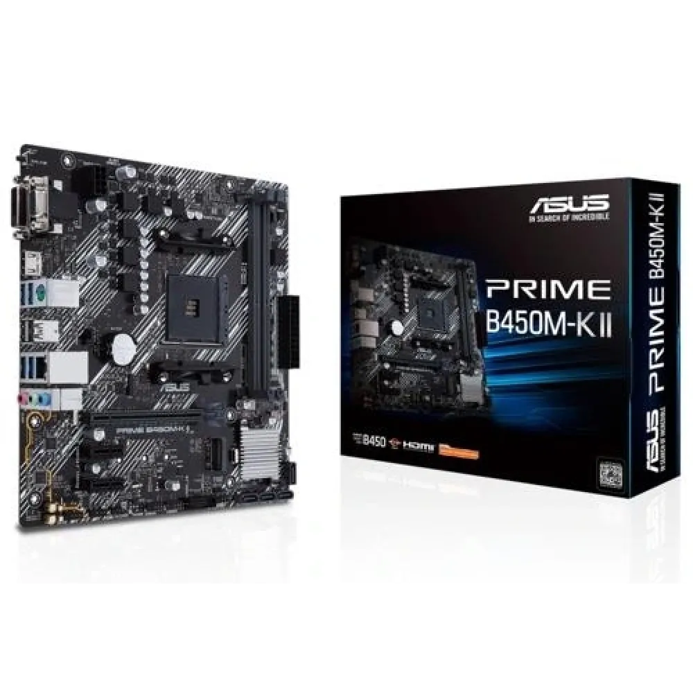 Anakart Asus Prime B450M-K II Ddr4 Am4 2