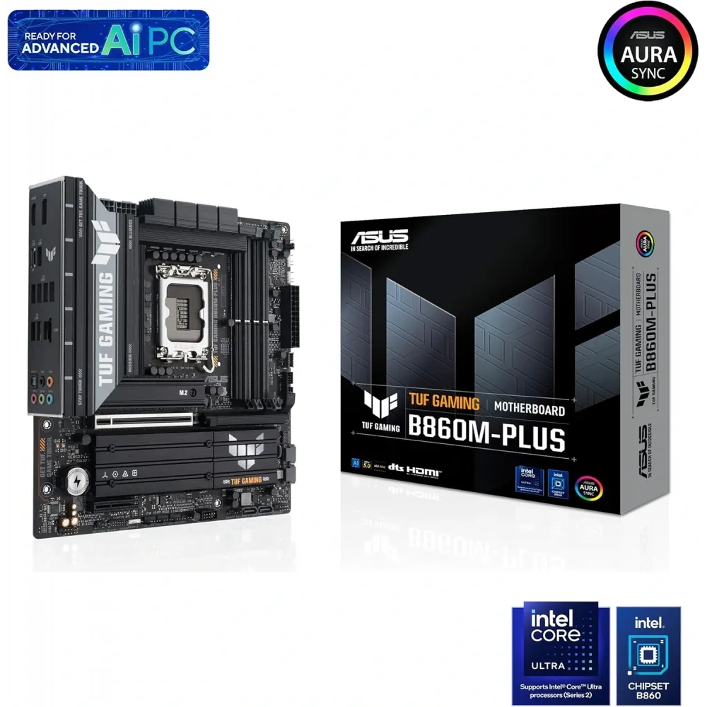 Asus Tuf Gaming B860M-Plus DDR5 Di Hdmi Matx LGA1851 3