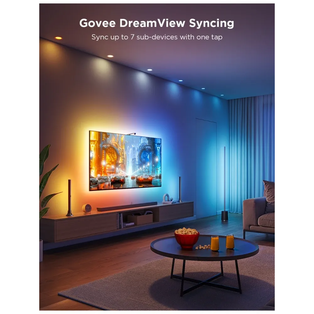 Govee Led Şerit + 2li Bar + Tv ile Senkronizasyon 55-65" H605A311