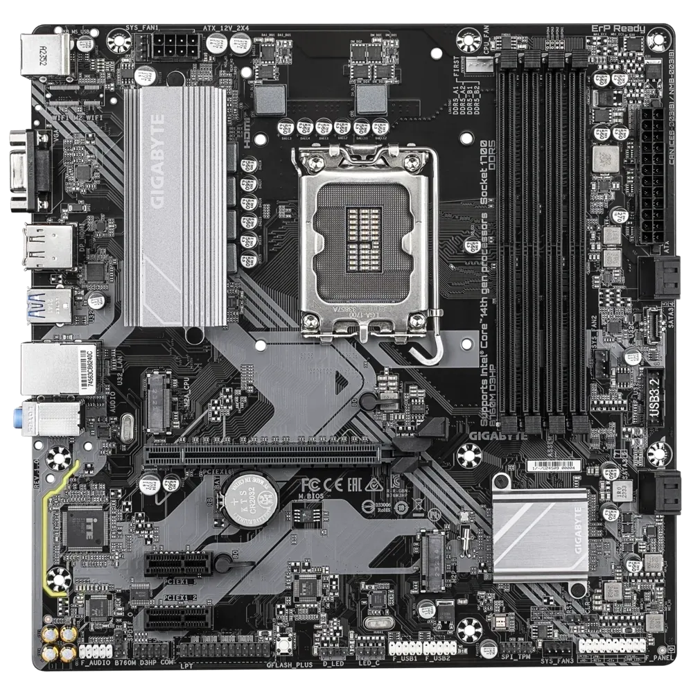Anakart Gigabyte B760M D3Hp D5 5600Mhz(Oc) Matx 1700P thumbnail 3
