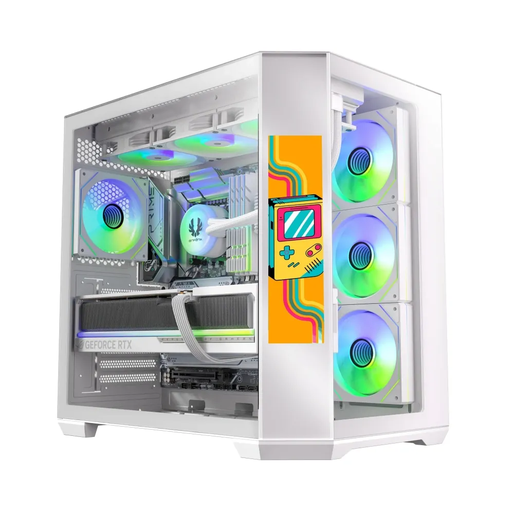 Bitfenix Digital T10 EF White 8.8" Ekran 850W 80+ WT10EFBBW 4x120 ATX