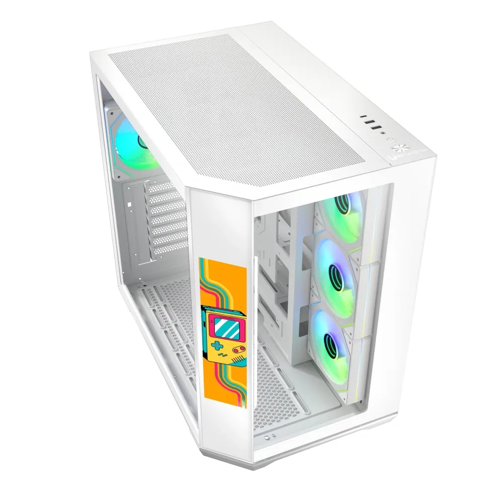 Bitfenix Digital T10 EF White 8.8" Ekran 850W 80+ WT10EFBBW 4x120 ATX 2
