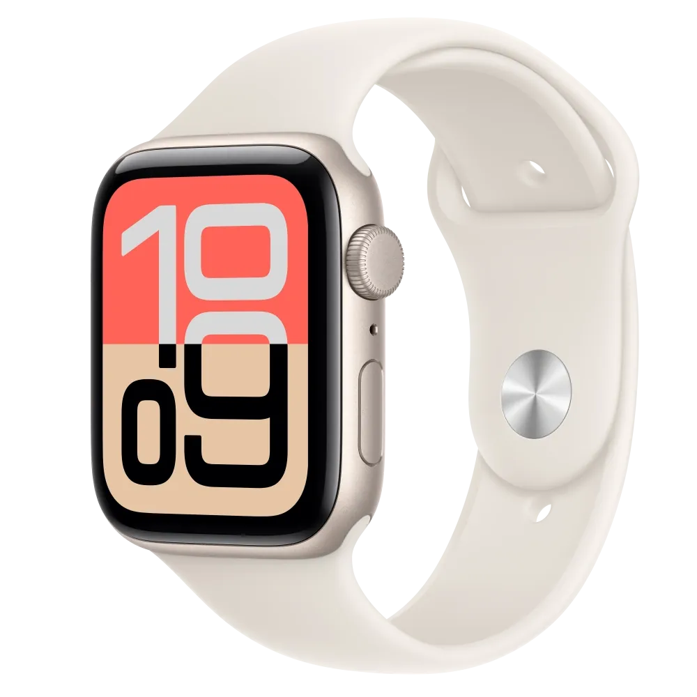 Apple Watch Se3 44Mm Mehj4Lw/A Starlight Sb M/L Gps A3325