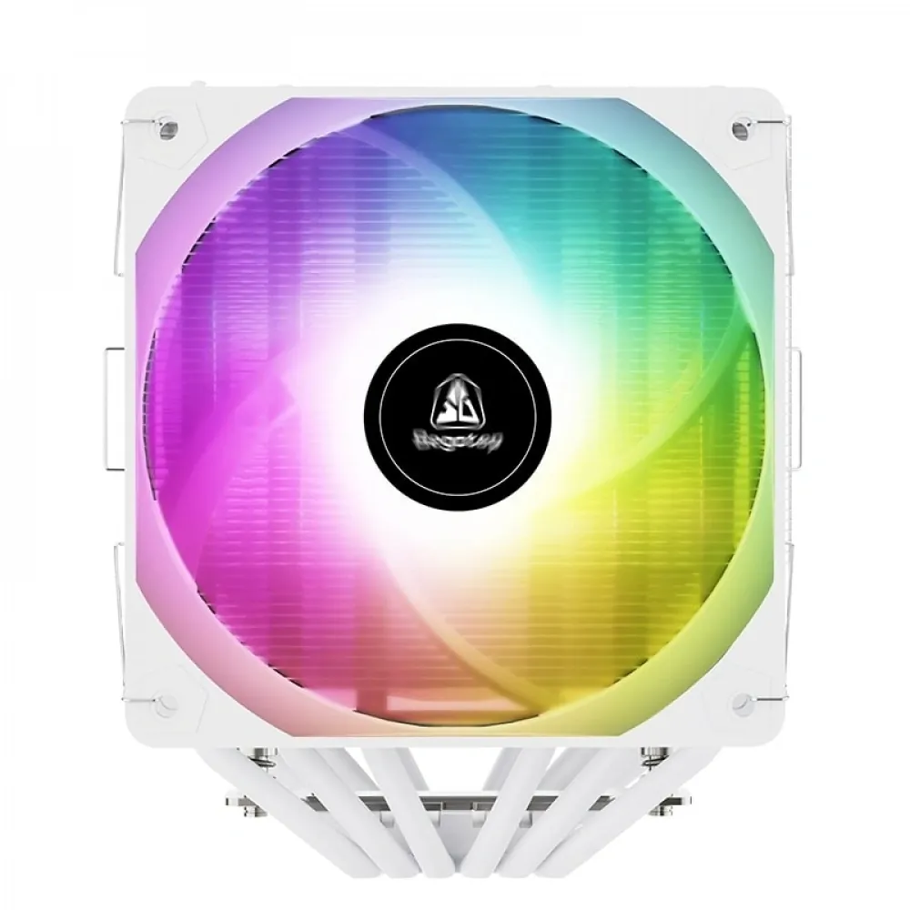 Segotep FZ6 Pro Beyaz 2x120mm ARGB Hava Soğutucu