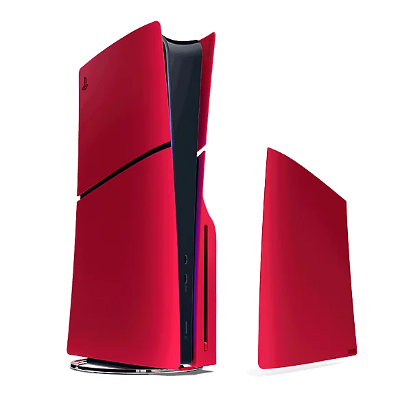 Sony PS5 Konsol Kılıfları - Slim - Volcanic Red