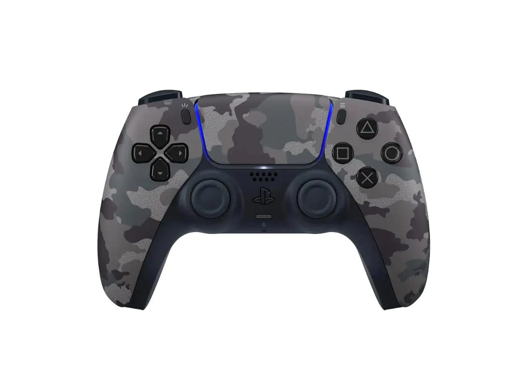 Sony DualSense V2 Kablosuz Kumanda — Gri Kamuflaj | PS5 / PC / Mac / Mobil | Haptik Geri Bildirim | Adaptif Tetikler | Yerleşik Mikrofon | Dokunmatik Yüzey | Hareket Sensörü | Yerleşik Pil | USB-C | CFI-ZCT2W