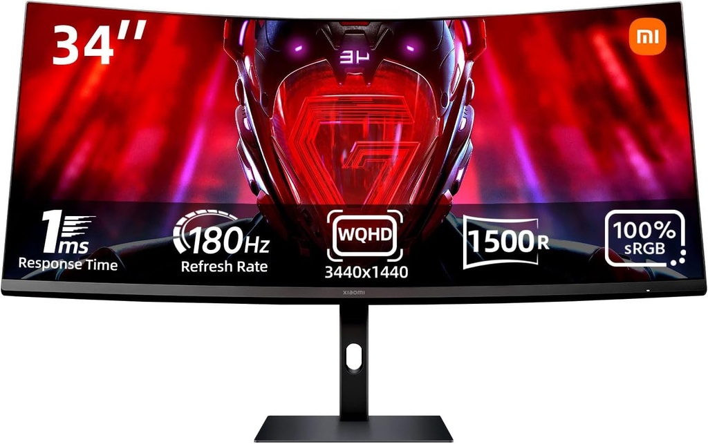 Xiaomi Kavisli Oyuncu Monitörü G34WQi EU | 34",
