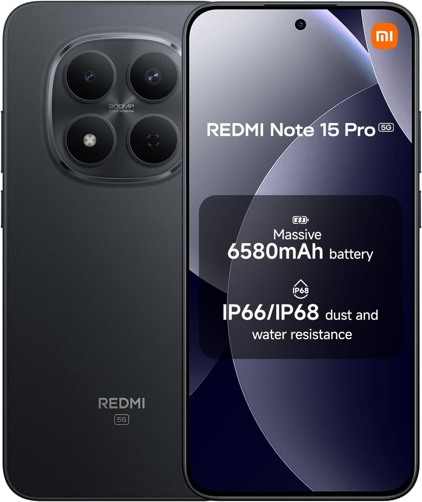 Xiaomi Redmi Note 15 Pro 5G 8+256GB Siyah