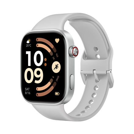 Xiaomi Redmi Watch 6 Smart Watch — Gray | 2.07" AMOLED 2000 Nits | 550mAh | Up to 24-Day Battery | Dual L1 GNSS | Bluetooth Calling | 150+ Sports Modes | 5ATM | HyperOS