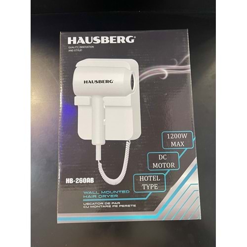 Hausberg HB260 Saç Kurutma Makinesi