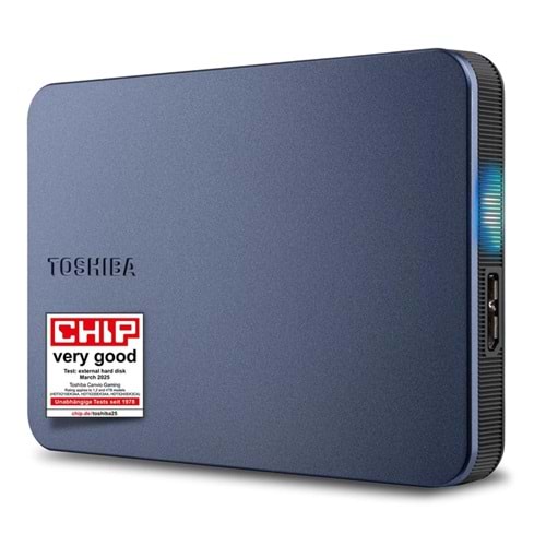 Toshiba Canvio Gaming 1TB USB 3.2 Taşınabilir Harici Hard Disk – PlayStation & Xbox Uyumlu