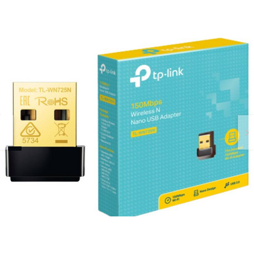TP-Link TL-WN725N 150Mbps Kablosuz N Nano USB Adaptör – Wi-Fi 4, Mini Tasarım