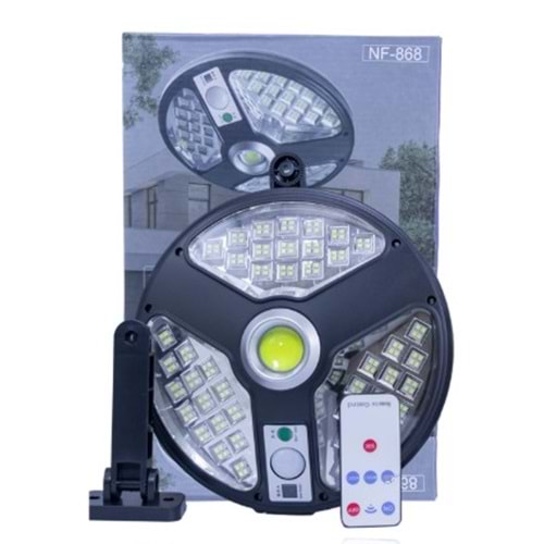 SOLAR STREET LİGHT NF-868 YUVARLAK SENSÖRLÜ LED IŞIK