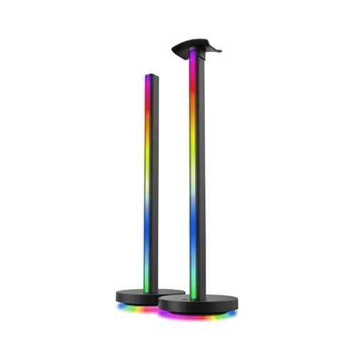 Yeelight Beam RGBIC Işık Çubuğu Siyah – Akıllı LED, Renkli Ambiyans, Wi-Fi & Bluetooth Kontrollü