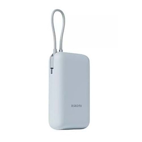 XİAOMİ POWERBANK 10000MAH DAHİLİ KABLOLU BUZ MAVİSİ GL 58478