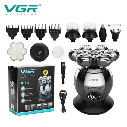 VGR V-315 SU GEÇİRMEZ 7 BAŞLIKLI TIRAŞ MAKİNESİ