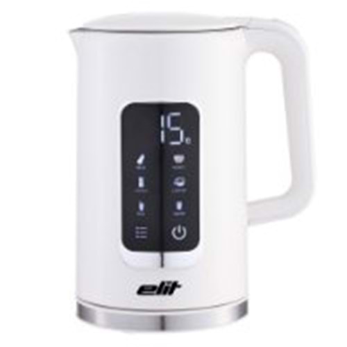ELİT COOLTOUCH 1.7 L DOKUNMATİK EKRANLI SU ISITICI BEYAZ 2200W 5 KADEMELİ