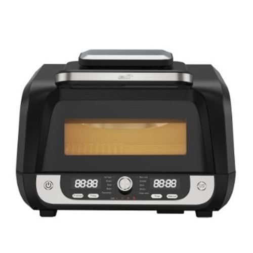 ELİT GRILLFRY360 PRO 6 L 1750W DİJİTAL AIRFRYER IZGARA 12 PROGRAMLI SİYAH