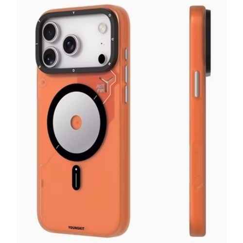 YOUNGKİT SANDER KILIF İPHONE 17 PRO MAX TURUNCU