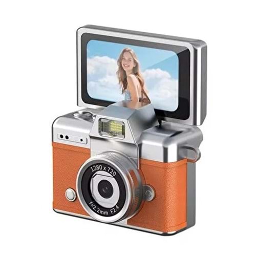 ABBRUCH MİNİ FLİP DİGİTAL CAMERA TURUNCU LK-027