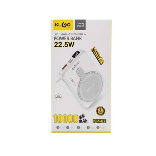 KLGO HB-67 10000MAH KABLOSUZ POWERBANK