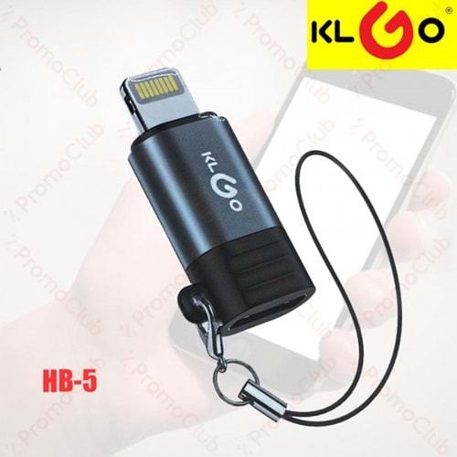 KLGO HB-5 LIGHTNING TO TYPE-C OTG ADAPTÖR
