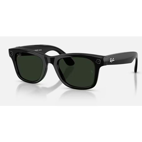 RAYBAN META WAYFARER GEN 2 AKILLI GÖZLÜK F SHİNY BLACK - L CLEAR/GRAPHİTE GREEN TRANSİTİONS RW4012 50MM