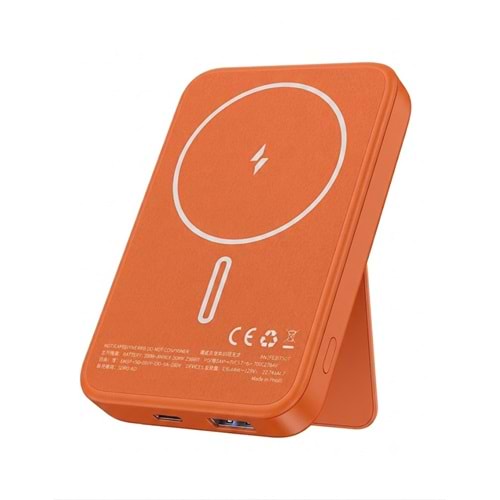 SUNİX PB-160 22.5W 10000MAH MAGSAFE POWERBANK TURUNCU