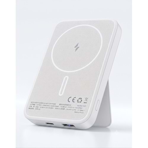 SUNİX PB-160 22.5W 10000MAH MAGSAFE POWERBANK BEYAZ