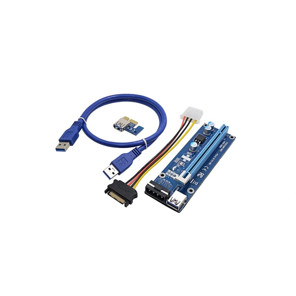 Aksesuar Rıser Kart Pcı-E 1X To 16X 6 Pin Ver008S