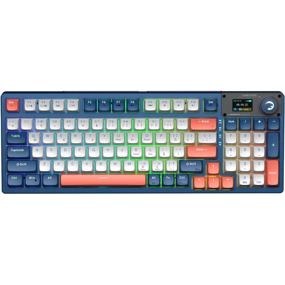 Klavye Gamepower Gasket Elite X Rgb Wireless Mekanik Hot Swap