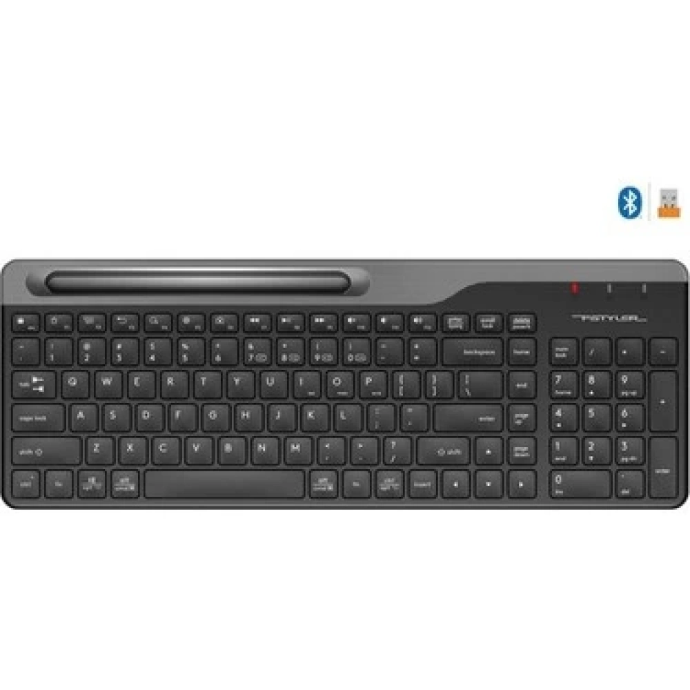 Klavye A4 Tech FBK25 Siyah Bluetooth+2.4G Nano FN-Multimedya Tr Layout
