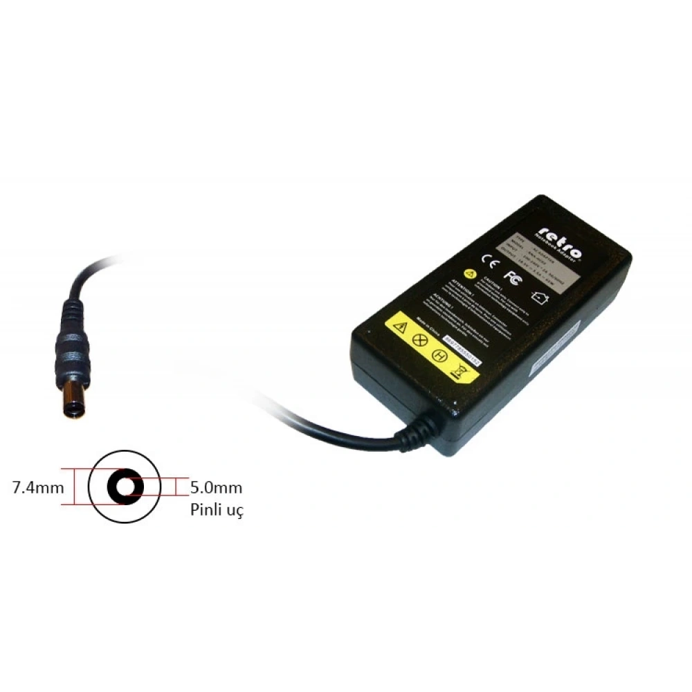 ADAPTOR DCA-HC034 18.5V 3.5A 65W 5.0mm x 7.4mm