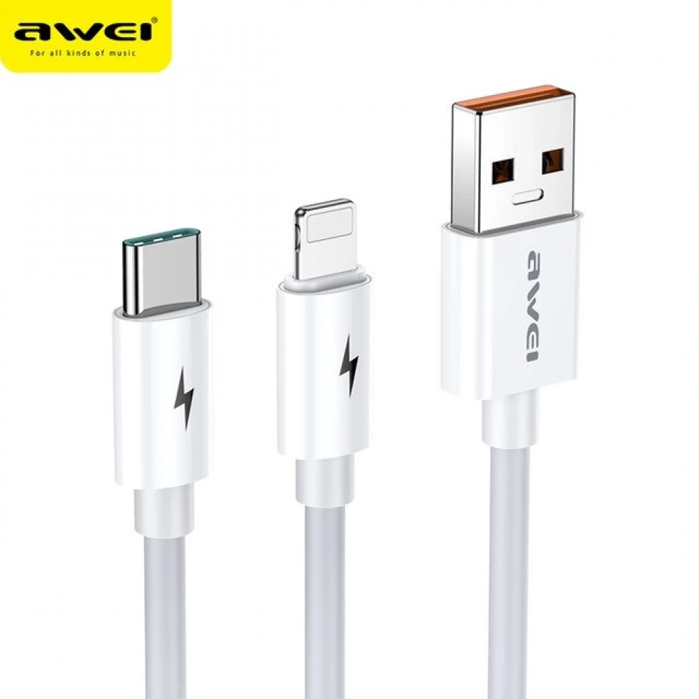 Kablo Awei Cl-79 2 In 1 Type-C - Lightning