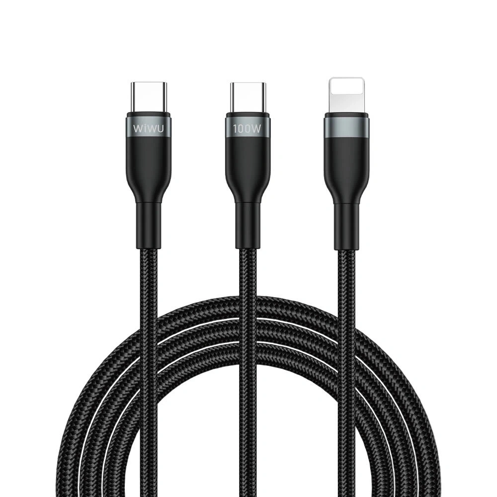 Şarj Kablosu Wiwu Concıse Usb-C To Usb-C + Ip Wi-C029 2in1