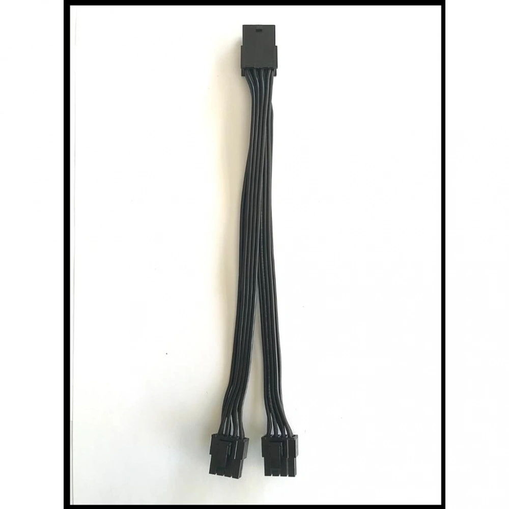 Kablo 8 Pın Pcıe To 2 X Pcıe 8 (6+2) Pın Dönüştürücü Sıyah 40Cm