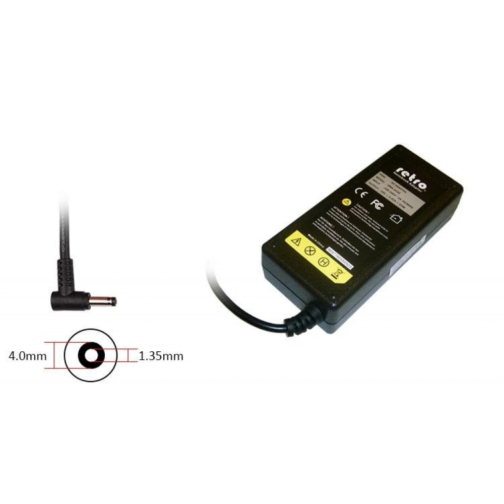 ADAPTOR DCA-AS068 19V 3.42A 65W 1.35mm x 4.0mm