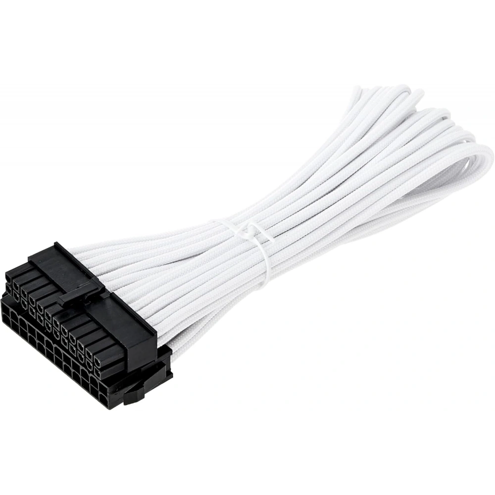Kablo 24 Pın Cpu Power Beyaz Uzatma 30 Cm