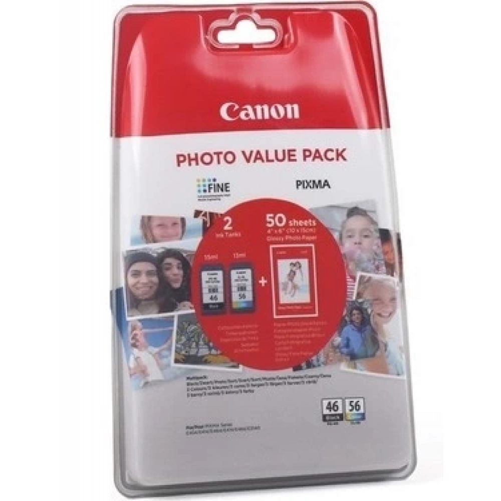 Kartus Canon Pg-46 + Cl-56 Multipack