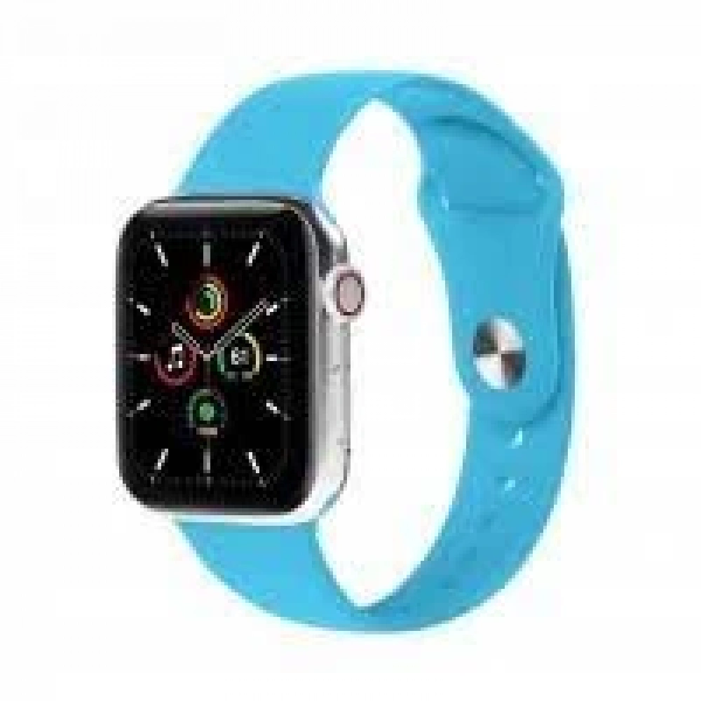 Kordon Zr-Slkn-67 Apple Watch  38/40/41Mm Mavi Sılıkon