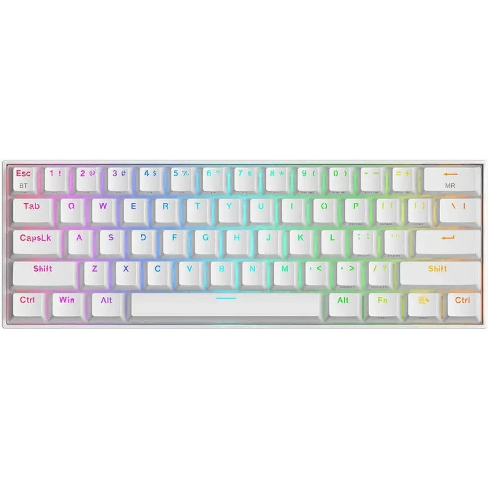 Redragon K530 Draconic Pro Beyaz Brown Switch Kablosuz Tr Layout