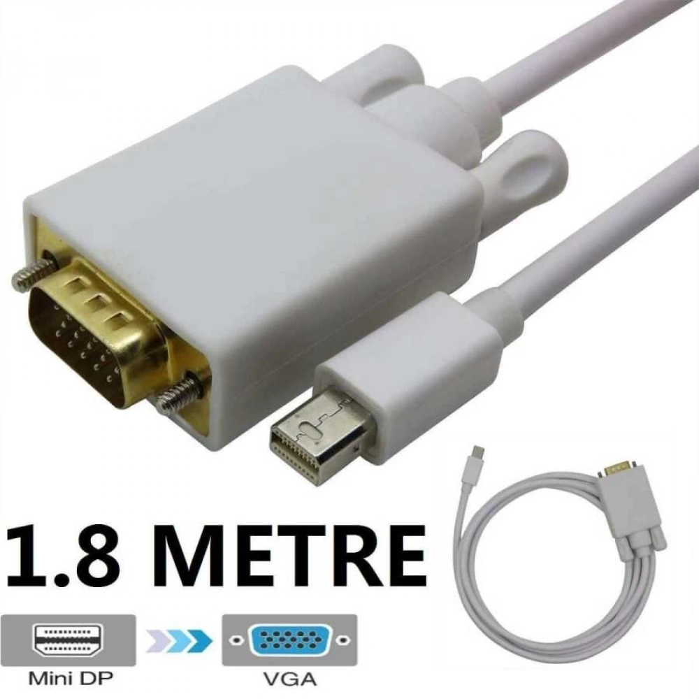 Adaptor Mını Dısplay Port To Vga Adaptor 1.8Mt