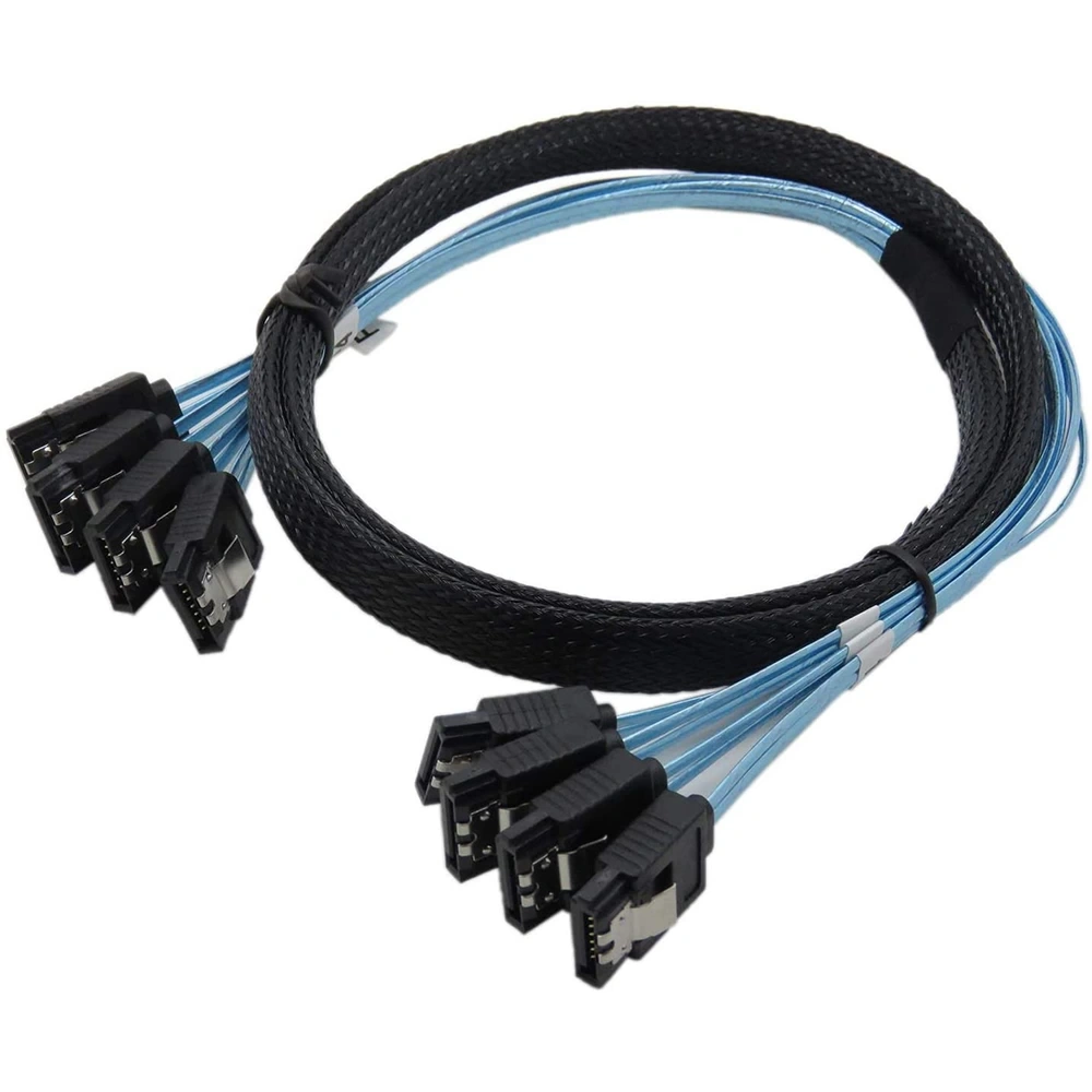 NAS KABLOSU 4 SATA - 4 SATA DATA KABLOSU 1MT