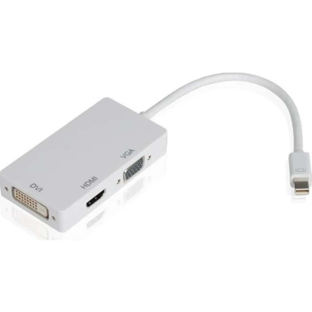 Adaptor Mını Dısplay Port To Hdmı Dvı Vga Adaptor Beyaz