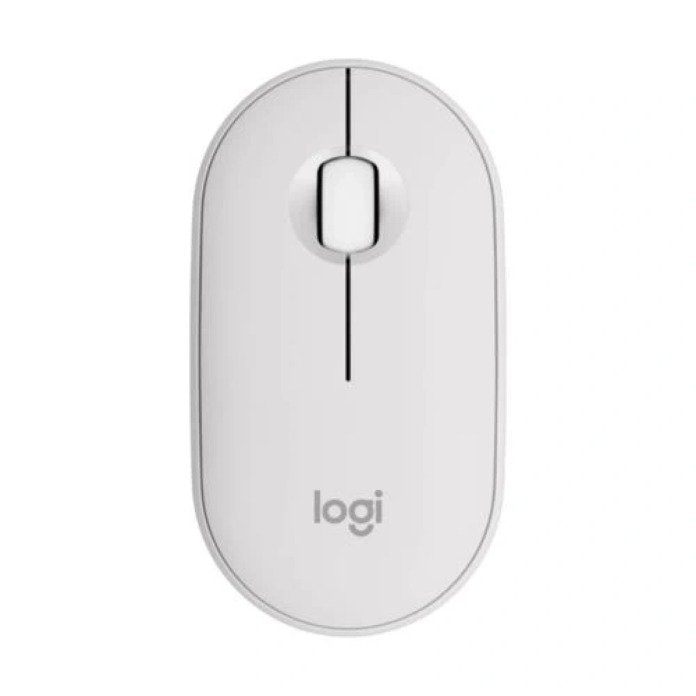 Mouse Logitech M350S Pebble Mouse 2 Beyaz 910-007013 Bluetooth