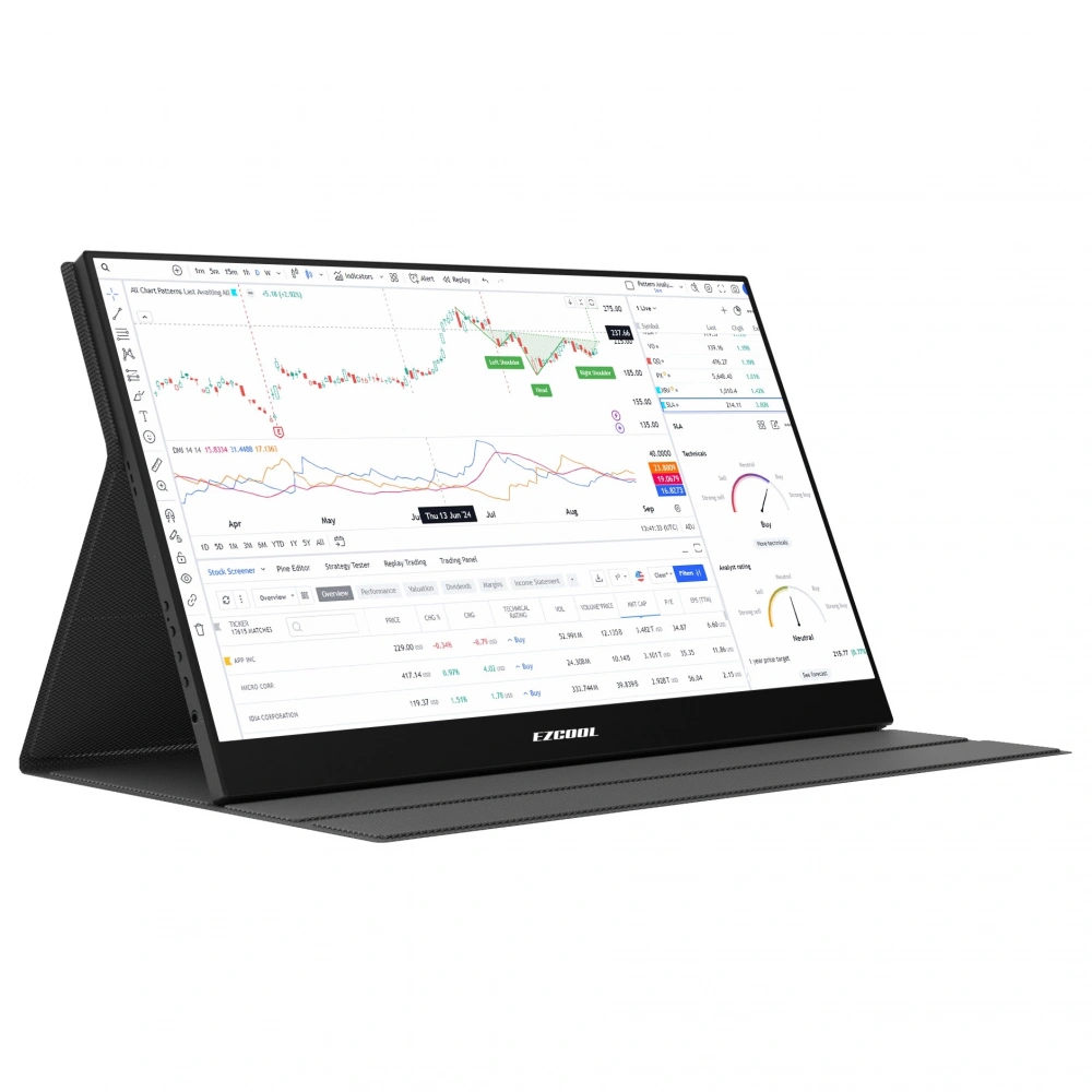 Monitor Ezcool Lite E15T 15.6" 60Hz Fhd Dokunmatik Taşınabilir
